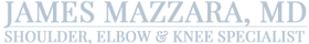 James Mazzara MD | Shoulder Knee Elbow Specialist | Hartford Manchester Wethersfield Enfield CT Logo